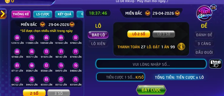 Lô Đề 1 Ăn 900 Tại RikVip Đỉnh Cao Cá Cược Số Với Tỷ Lệ Thắng Khủng