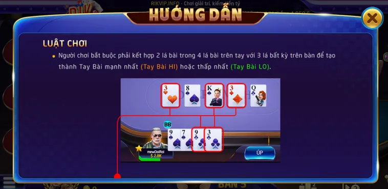 Chinh Phục Đỉnh Cao Omaha Poker 6 Tại RikVip Với Chiến Thuật Siêu Đẳng