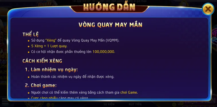 Chinh Phục Phần Thưởng Khủng Cùng Minigame Vòng Quay May Mắn Tại RikVip