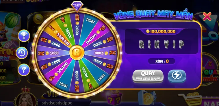 Chinh Phục Phần Thưởng Khủng Cùng Minigame Vòng Quay May Mắn Tại RikVip